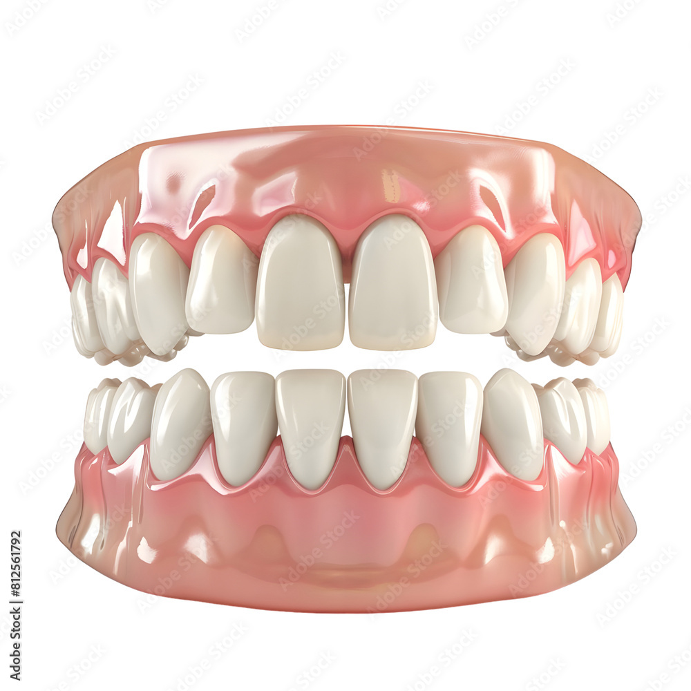 Teeth model Isolated on transparent background Teeth model Isolated on transparent background