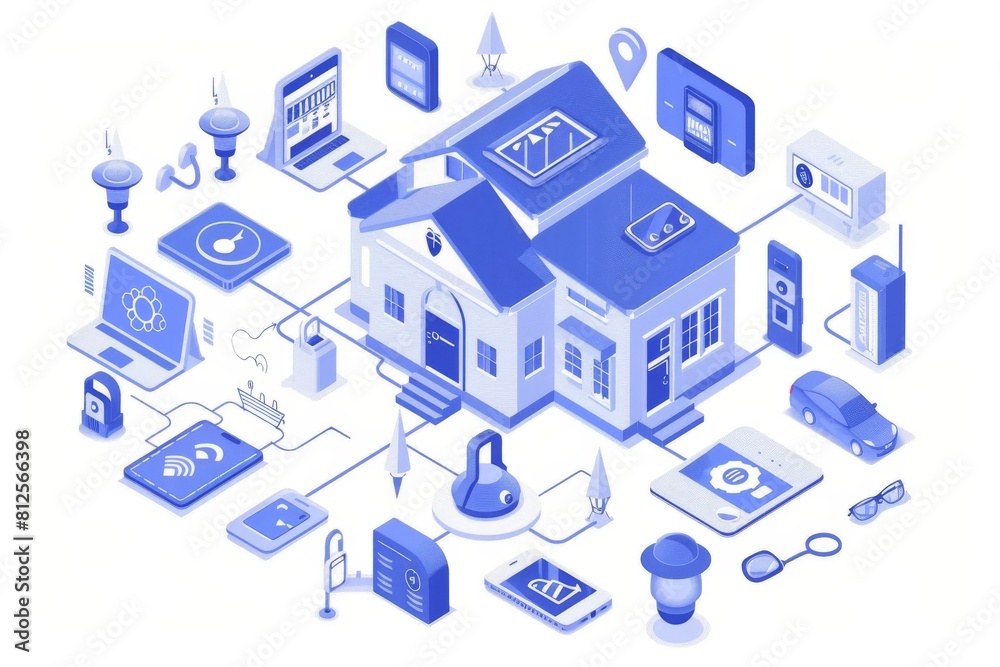 Monitor your home with security interfaces integrated into your alarm system, using weatherproof and networked automated security features for enhanced protection. Monitor your home with security interfaces integrated into your alarm system, using weatherproof and networked automated security features for enhanced protection.