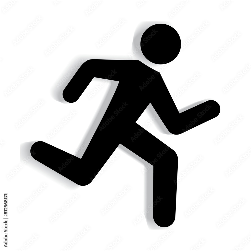 People who are running pictogram People who are running pictogram