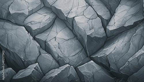 Grey limestone background. Rock wall.