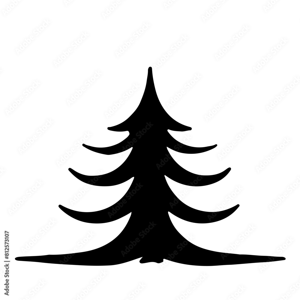 Fototapeta premium christmas tree vector