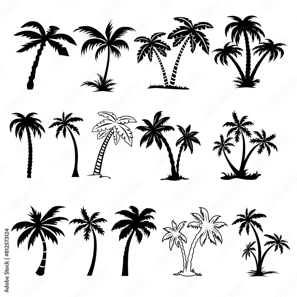 Palm tree, Bundle Pal Tree, Hand Drawn Vector Illustration
Palm tree, Bundle Pal Tree, Hand Drawn Vector Illustration