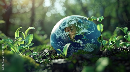 The World Environment Day advocates environmental protection to make the world a better place,AI generated.