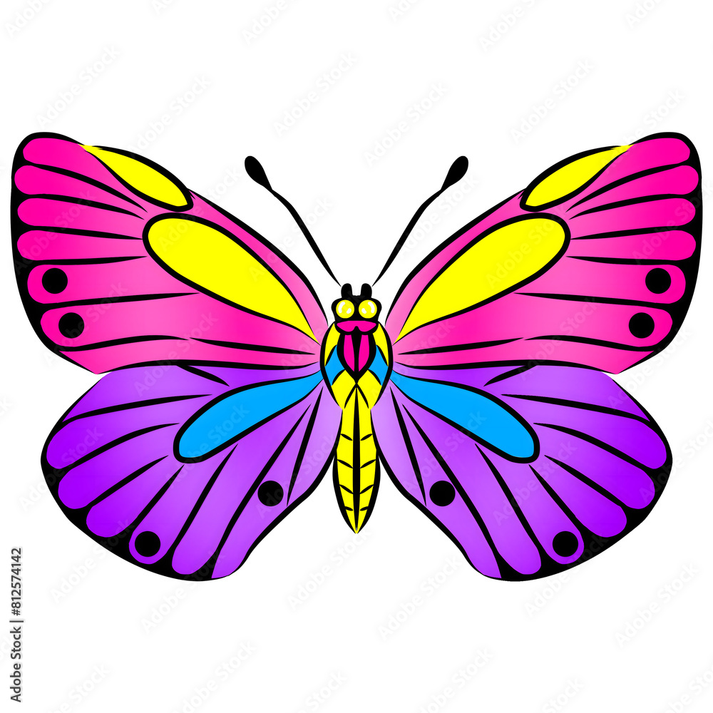 beautiful butterfly The multi-colored pattern is beautiful.
beautiful butterfly The multi-colored pattern is beautiful.