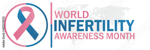 World Infertility Awareness Month. Suitable for greeting card, poster and banner. Vector illustration.