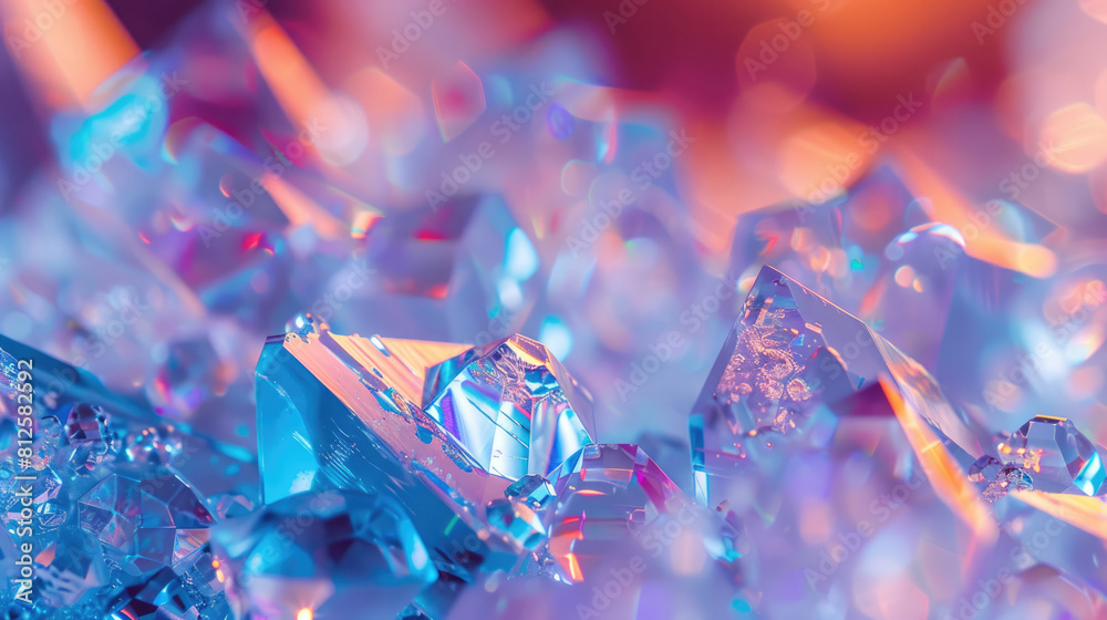Crystal stone. Crystal structures background