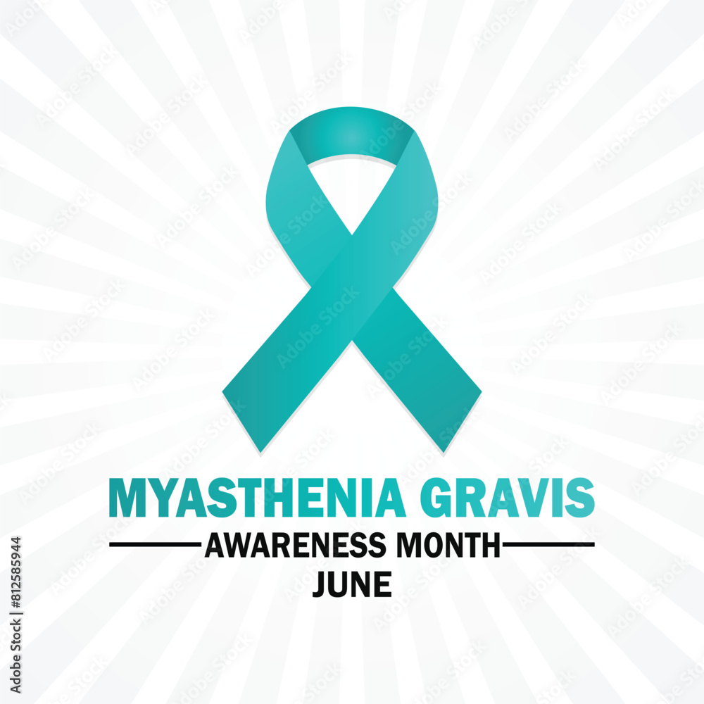 Myasthenia Gravis Awareness Month. Holiday concept. Template for background, banner, card, poster with text inscription. Vector illustration. Myasthenia Gravis Awareness Month. Holiday concept. Template for background, banner, card, poster with text inscription. Vector illustration.