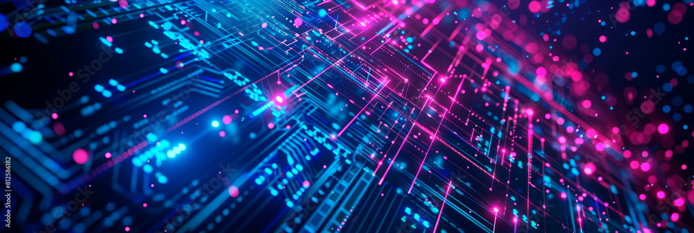 futuristic background with glowing neon lines and geometric shapes futuristic background with glowing neon lines and geometric shapes