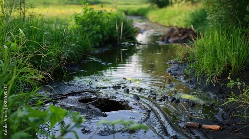 Dispose of wastewater in the pond leading to pollution Close proximity