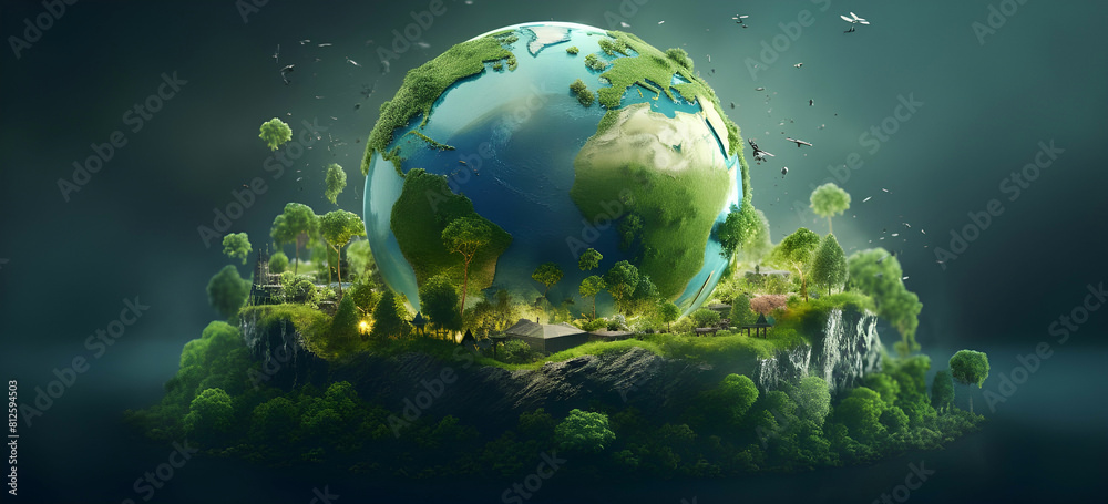 earth day environment concept and eco concept. earth day environment concept and eco concept.