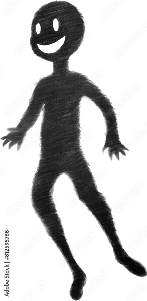 Fototapeta premium Pencil sketches of a cute creature.