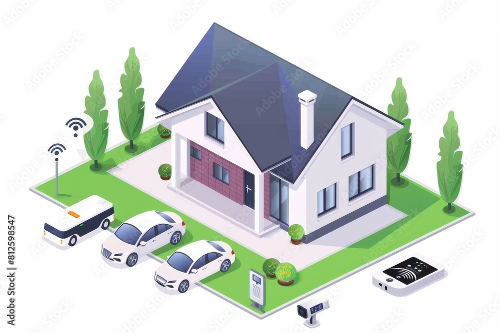 Enhance security and reliability across broad networks using alarm systems integrated with IoT, focusing on robust measures and safety through camera controlling.