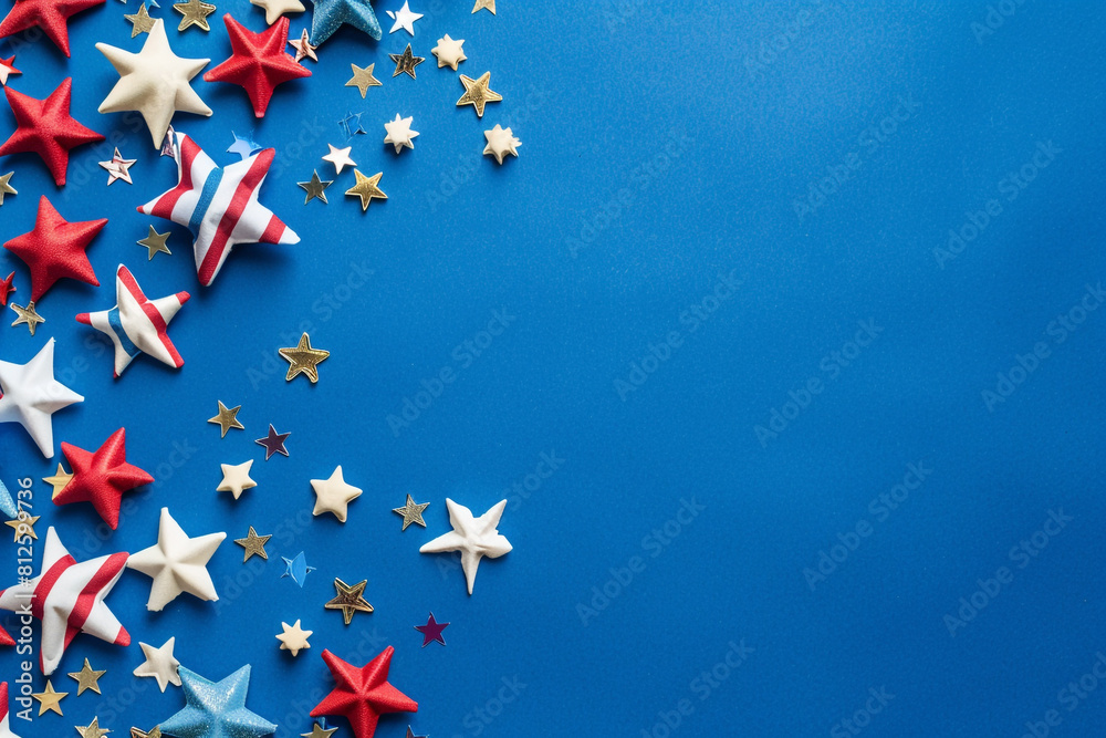 Royal blue enriches the display of Stars and stripes Memorial Day. Royal blue enriches the display of Stars and stripes Memorial Day.