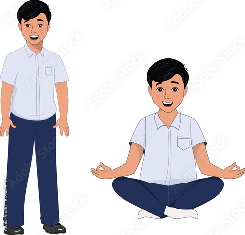 Indian School Boy 