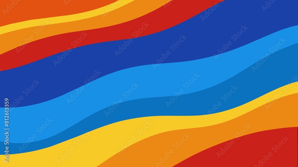 Colorful Abstract Background with Waves Lines Colorful Abstract Background with Waves Lines