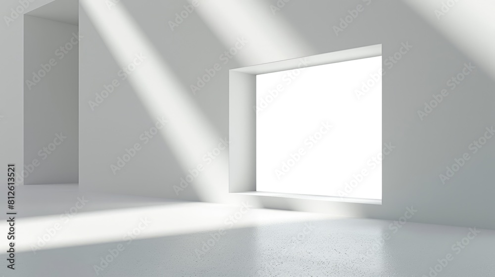Blank LCD Video Mailer Card and Brochure for Branding. White Isolated Card with Photo Frame and 3D Blank LCD Video Mailer Card and Brochure for Branding. White Isolated Card with Photo Frame and 3D