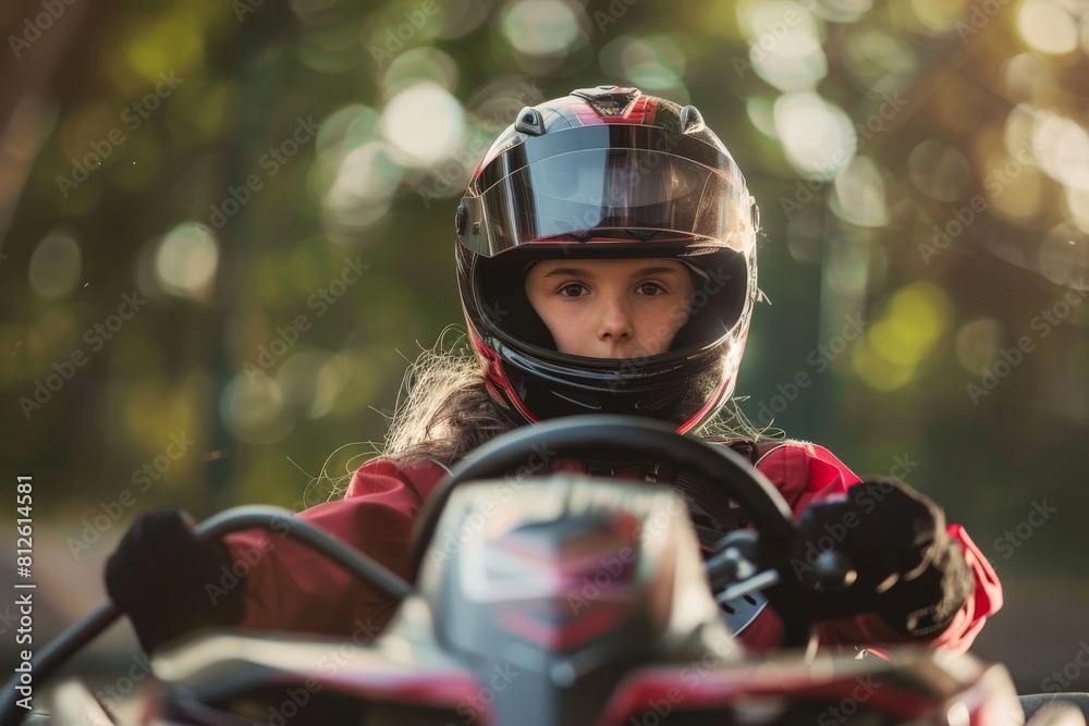 A karting course with cars, turns and finish lines - Generative AI. Beautiful simple AI generated image in 4K, unique. A karting course with cars, turns and finish lines - Generative AI. Beautiful simple AI generated image in 4K, unique.