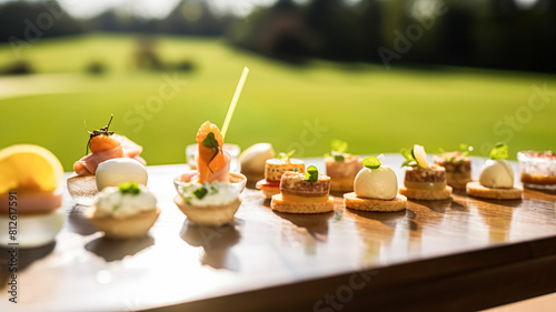 Food  hospitality and room service  starter appetisers as English countryside exquisite cuisine in hotel restaurant a la carte menu  culinary art and fine dining experience