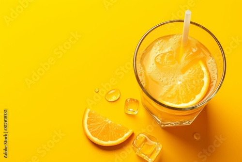Revitalizing and rejuvenating orange juice images for creative projects