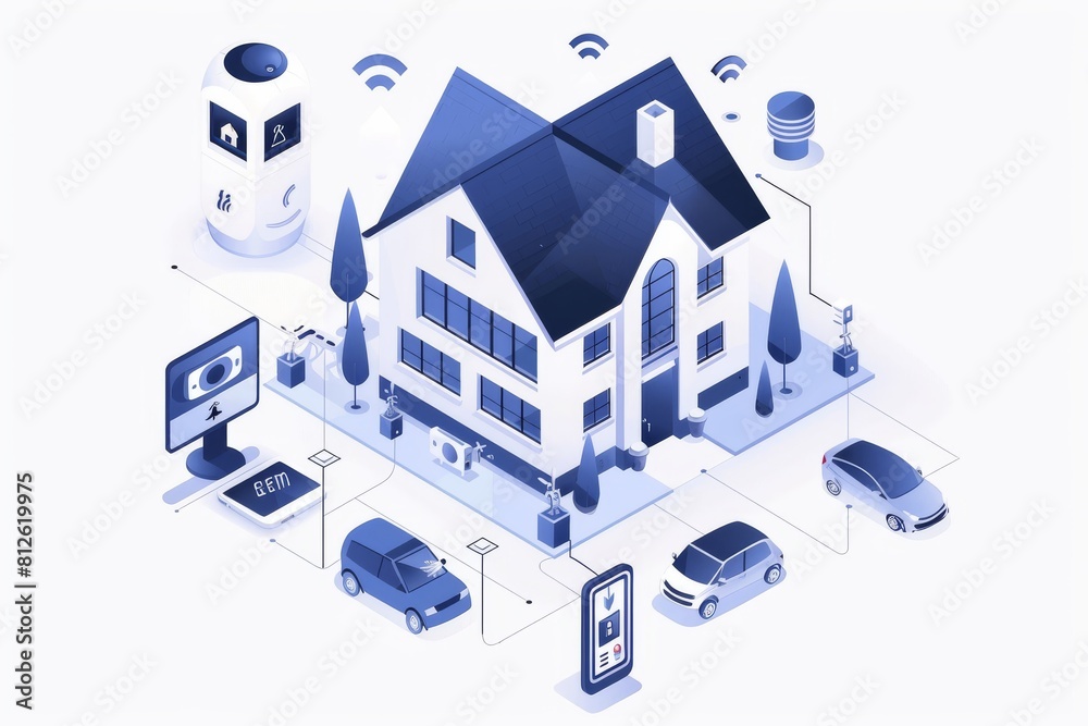 Smart buildings use security cameras to automate sports broadcasting and educational video recording, enhancing security and alertness. Smart buildings use security cameras to automate sports broadcasting and educational video recording, enhancing security and alertness.
