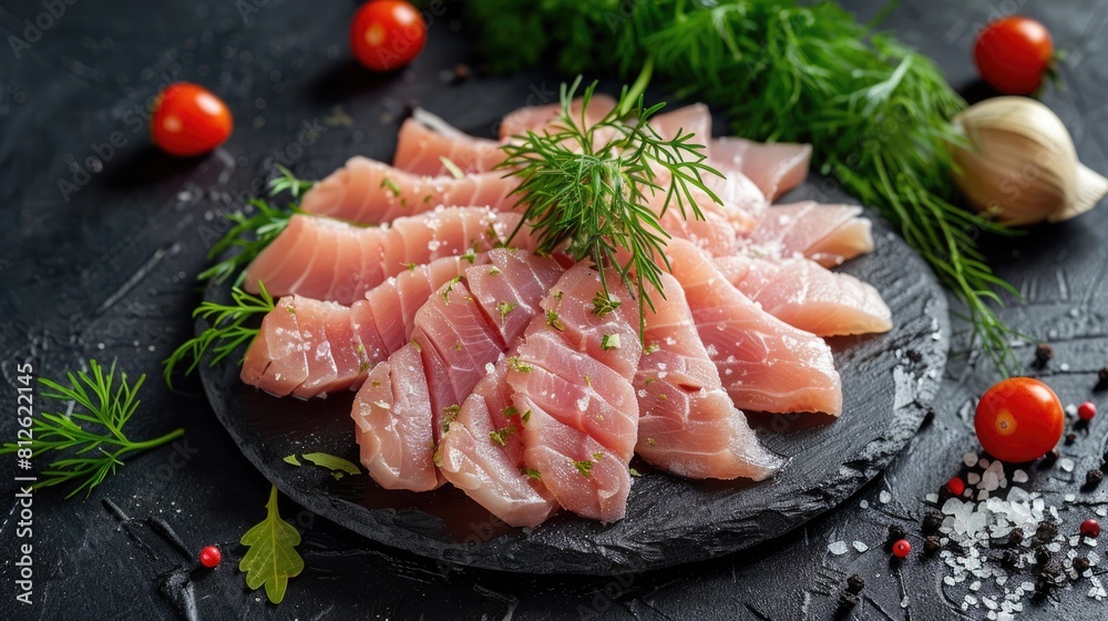 Premium Raw Escalope de Veau - Fresh Cut White Meat from Calf Premium Raw Escalope de Veau - Fresh Cut White Meat from Calf