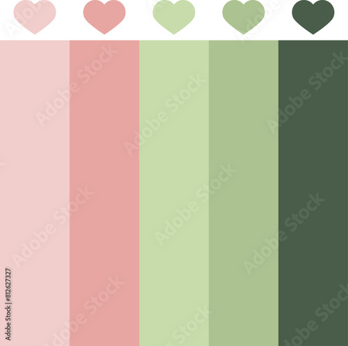 Color palette Fashion trend color palette, Swatches set, swatches set