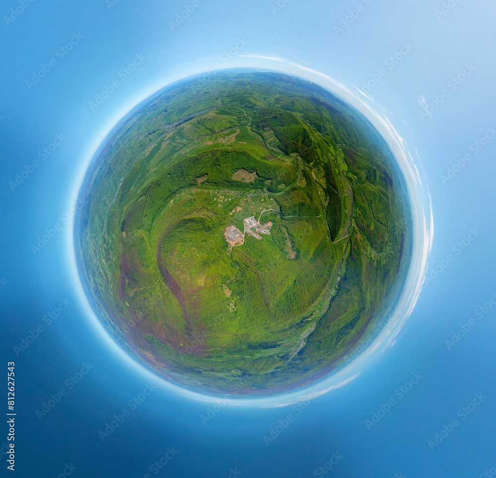 green planet earth