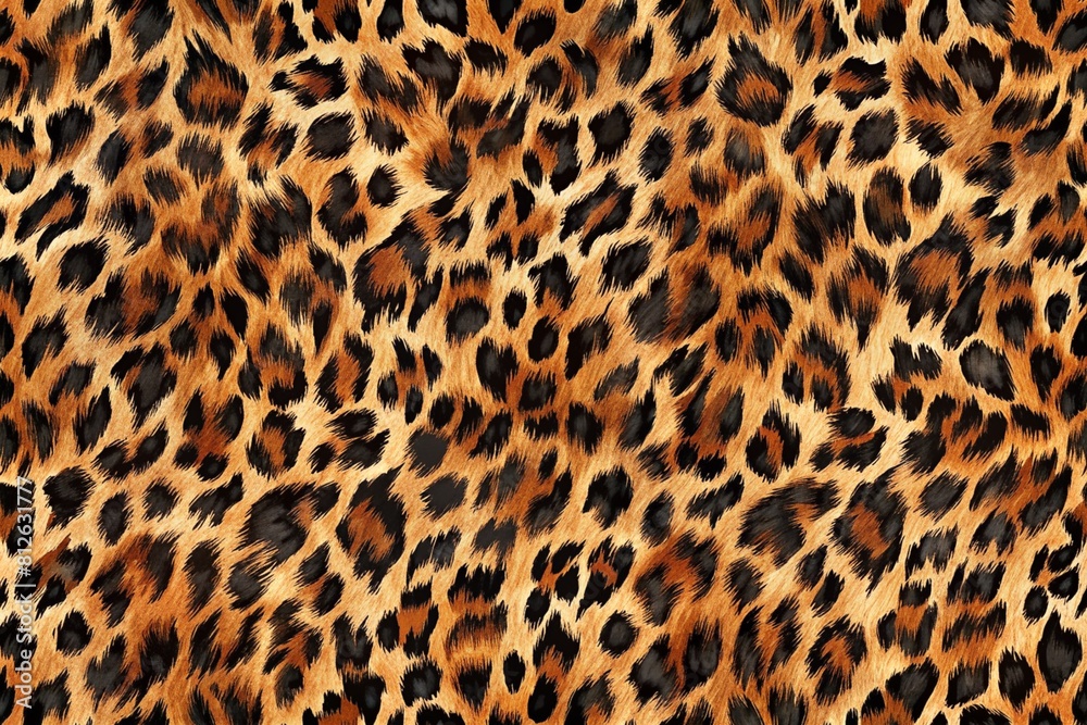 ヒョウ柄の背景 ヒョウ柄の背景