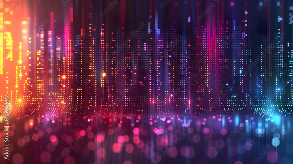 Vibrant Digital Pixel Pattern Backdrop for Tech Product Presentation and Digital Services Concept Vibrant Digital Pixel Pattern Backdrop for Tech Product Presentation and Digital Services Concept