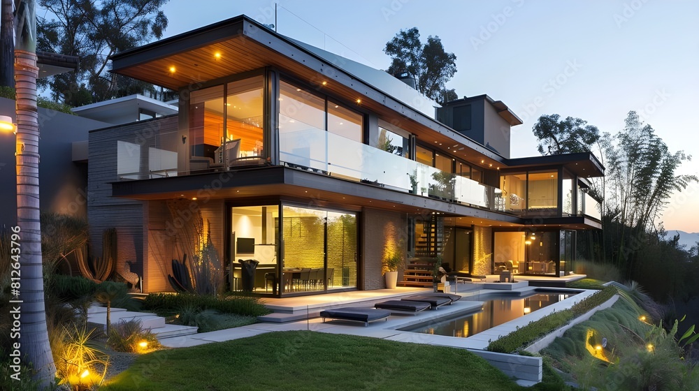 Fototapeta premium house in the night