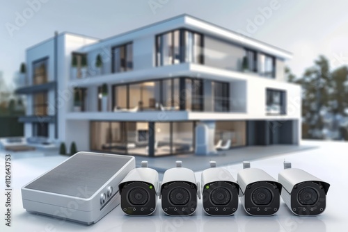 Smart surveillance cameras provide watchful remote monitoring with modern technology and network authentication.