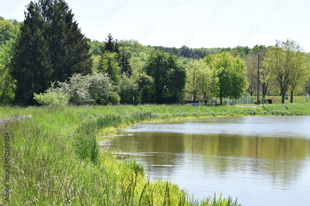 Sarre channel in the north of France, Grand Est Sarre channel in the north of France, Grand Est