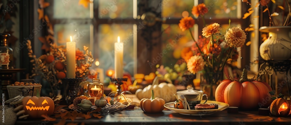 Explore spooky Halloween-themed settings and decorative tables. Transform your space with eerie ambiance, pumpkin centerpieces, and haunting decorations for a festive celebration. Explore spooky Halloween-themed settings and decorative tables. Transform your space with eerie ambiance, pumpkin centerpieces, and haunting decorations for a festive celebration.