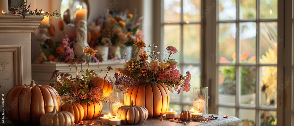 Explore spooky Halloween-themed settings and decorative tables. Transform your space with eerie ambiance, pumpkin centerpieces, and haunting decorations for a festive celebration.