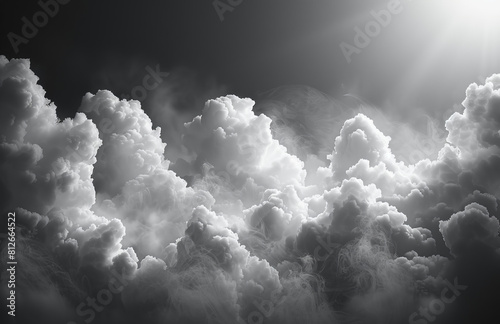 Gray Dream: Abstract Smoke Background