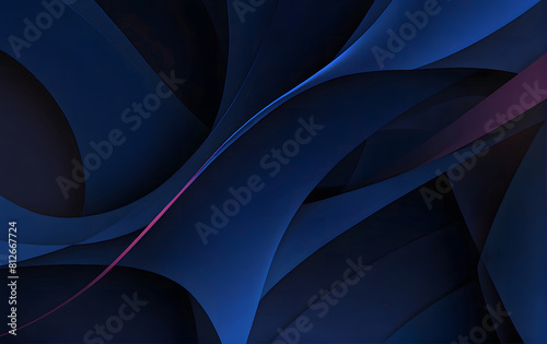 Red and blue abstract background with curves, Modern wallpaper design