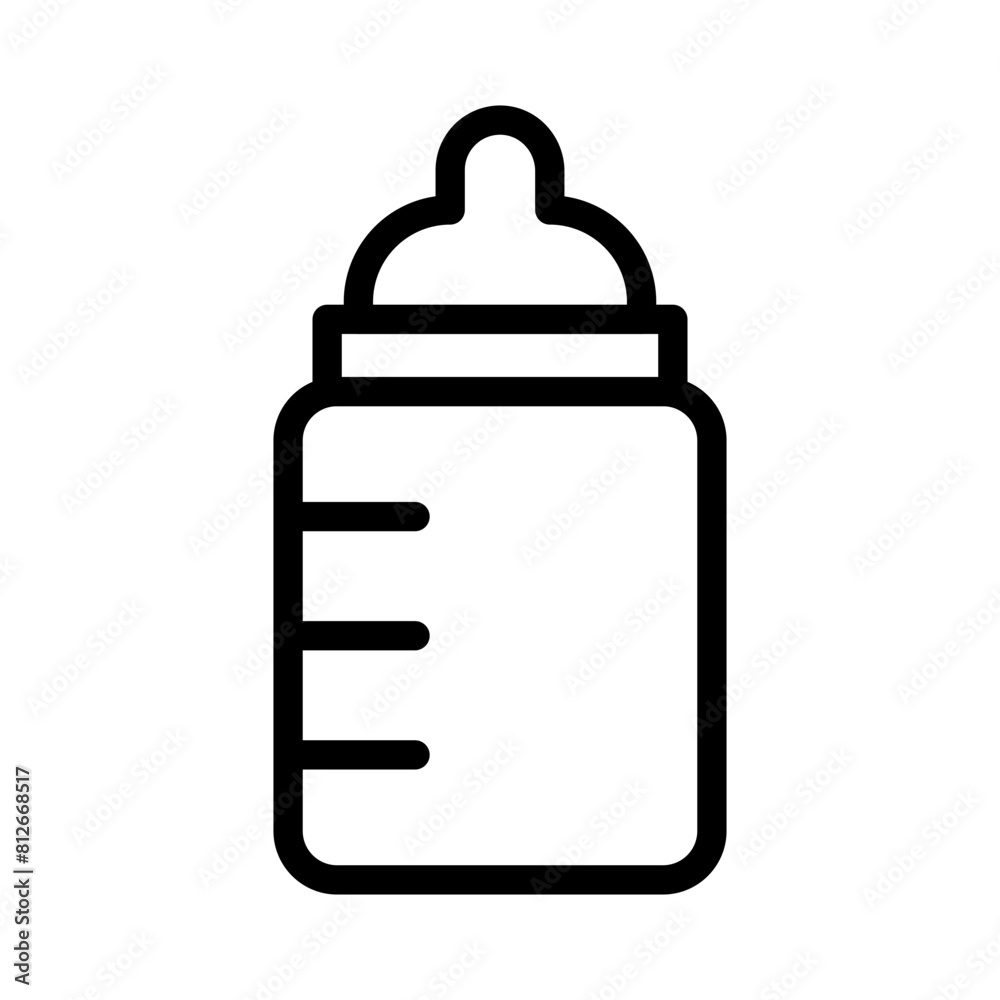 Baby Bottle Milk icon, Line, Solid, Suitable for Web Page, Mobile App, UI, UX design Baby Bottle Milk icon, Line, Solid, Suitable for Web Page, Mobile App, UI, UX design