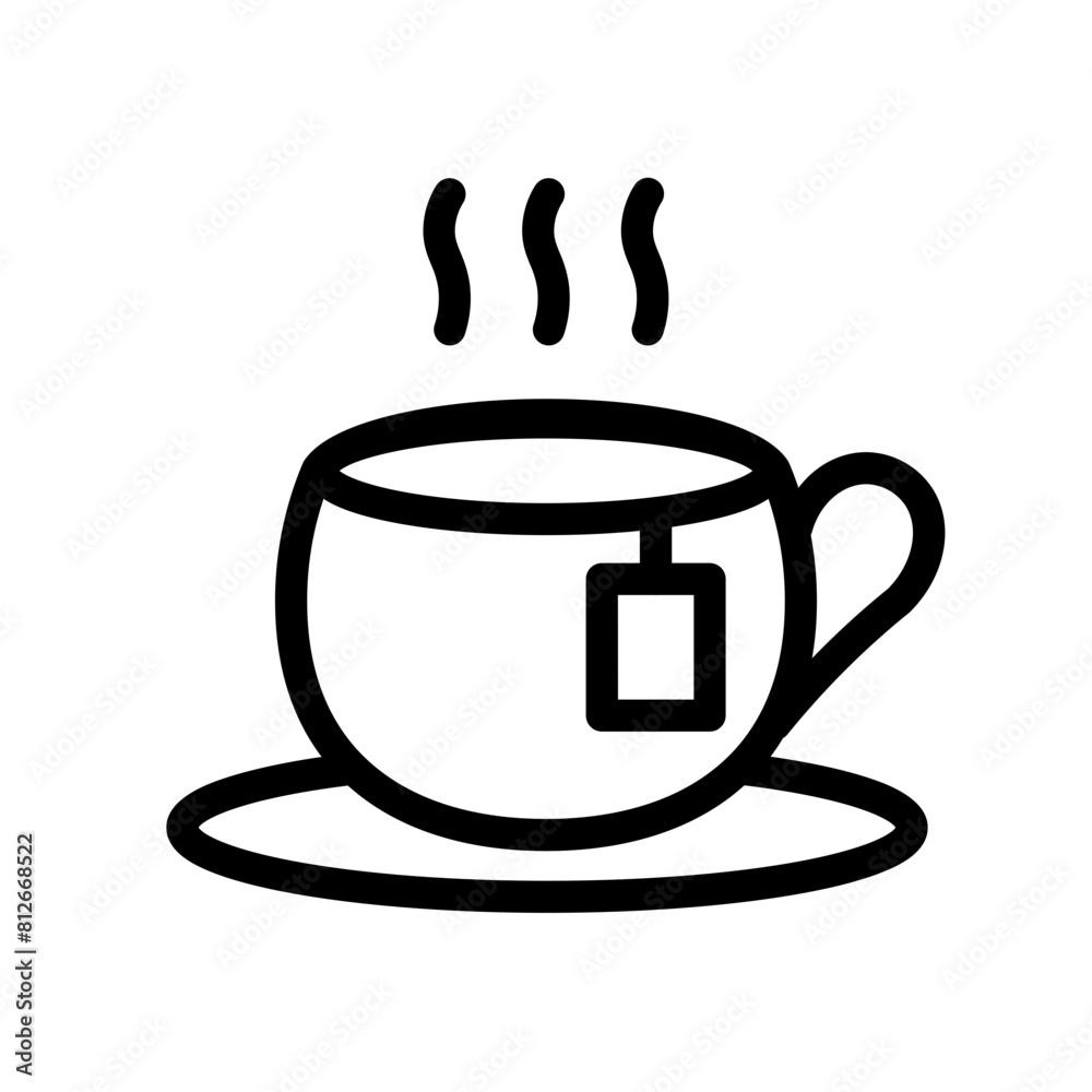 Tea, beverage icon, Line, Solid, Suitable for Web Page, Mobile App, UI, UX design Tea, beverage icon, Line, Solid, Suitable for Web Page, Mobile App, UI, UX design