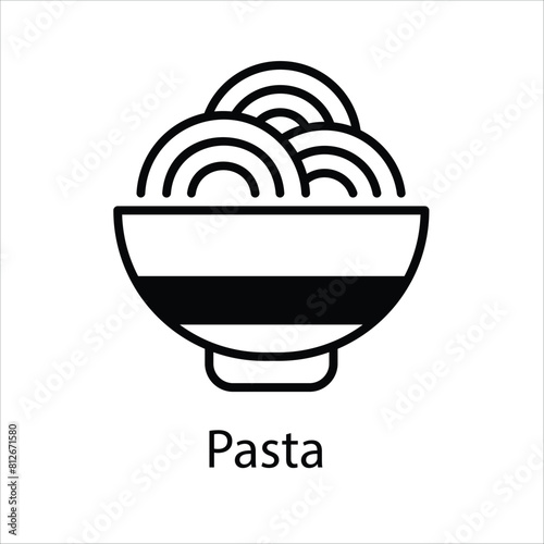 Pasta  vector icon