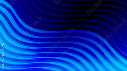 Abstract  dark blue color with modern design wave lines background  Vector illustration.