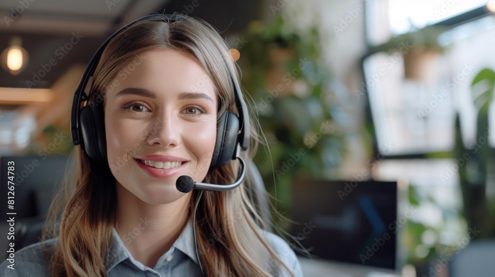 Young Customer Service Representative