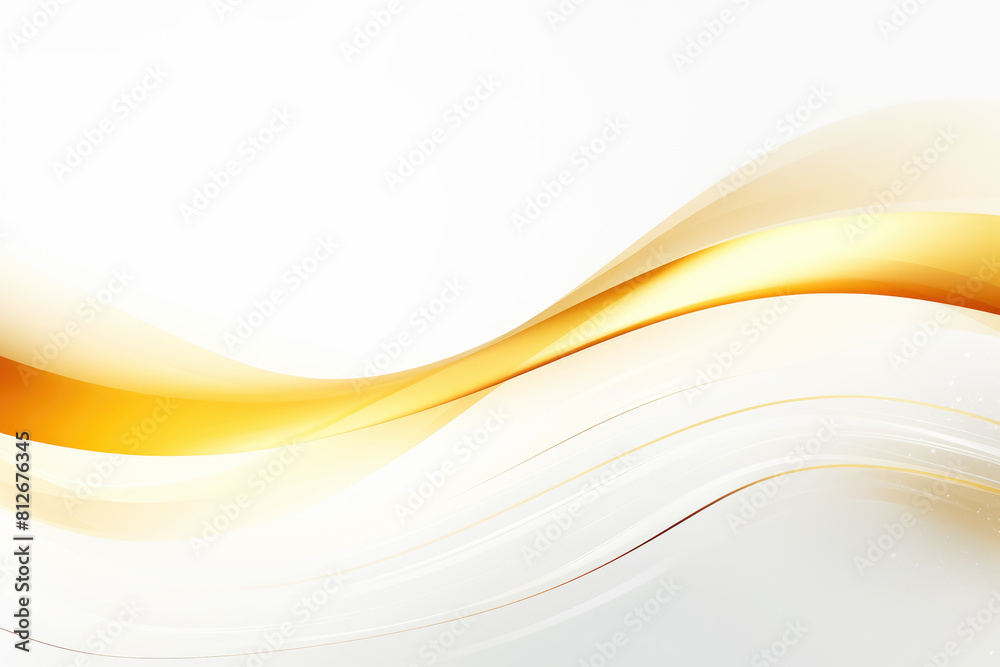 White and golden gradient abstract line and wave background White and golden gradient abstract line and wave background