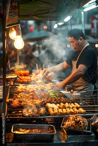 Food trucks and street markets offering a diverse array of culinary delights