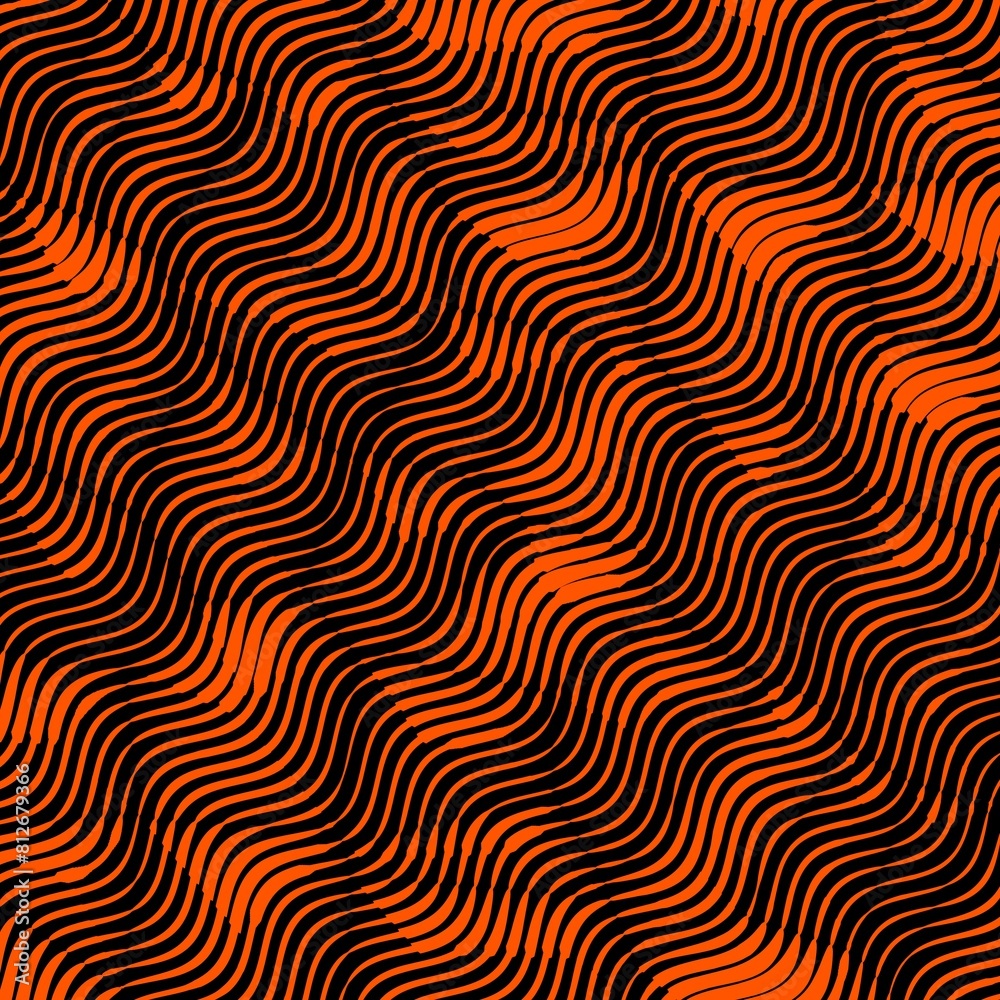 bright dark orange coloured halftone design wavy lines bright dark orange coloured halftone design wavy lines