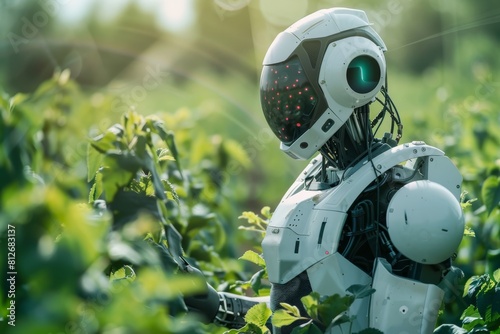 Equipped with advanced sensors and algorithms, this agricultural robot meticulously monitors and cares for each plant, ensuring optimal growth and yield.