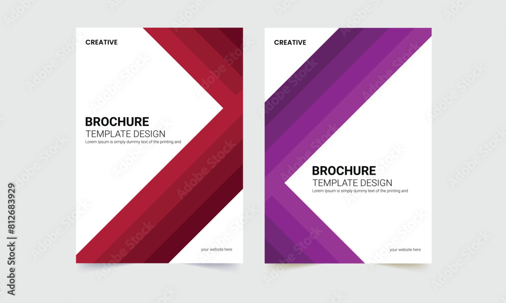 Fototapeta premium Business flyer , brochure design, brochure cover page layout template