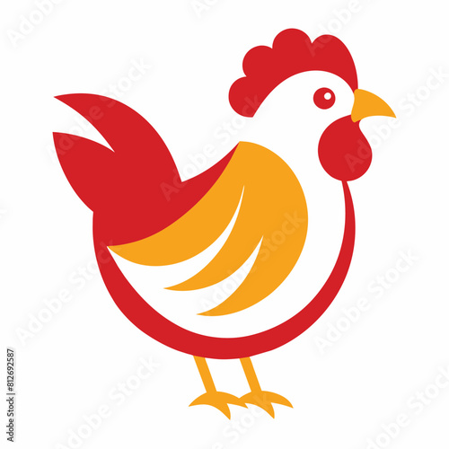 Chicken icon. Food. Meat. Vector icon