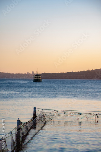 Manly Wharf at Sunset, Manly, NSW, Australia photo