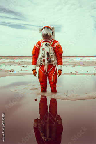 hiper realistic astronaut photo