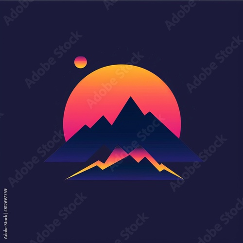 Mountain Silhouette at Sunset © Rene Grycner